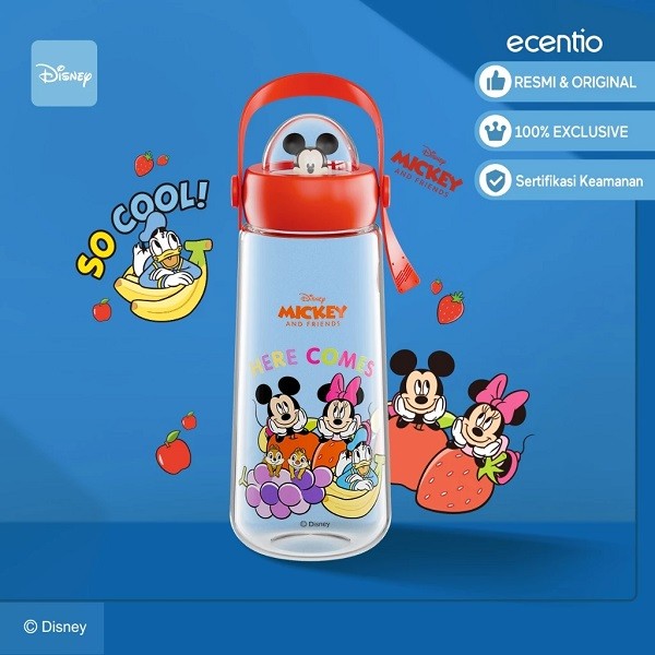 BOTOL ANAK ECENTIO DISNEY EDITION RED ET00401 | Botol Anak Ecentio Disney Edition Red ET00401 Kapasi