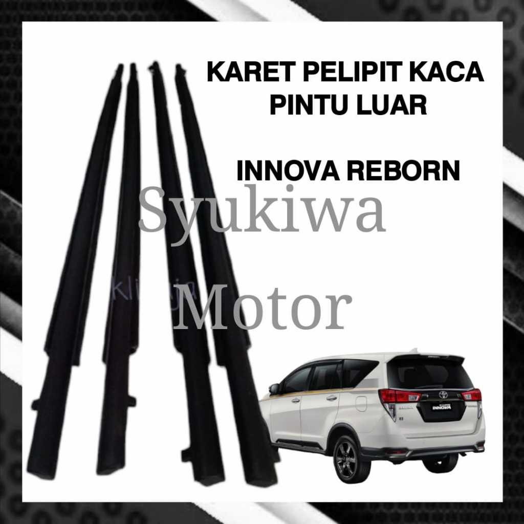 karet pelipit kaca pintu luar innova reborn hitam