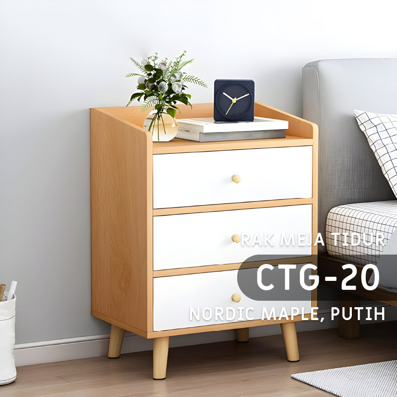 FurnitureWorldHome - Meja Minimalis - Meja Kamar - Meja Kasur - Meja Nakas Minimalis - Meja Kayu Min