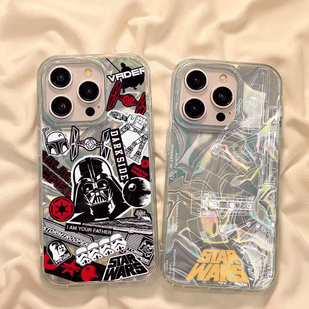 Black Star WarsCase For OPPO A3X A60 A79 A18 A38 A78 A58 Reno 8T A57 2022 A17 A16 A16K A16E A15 A15S