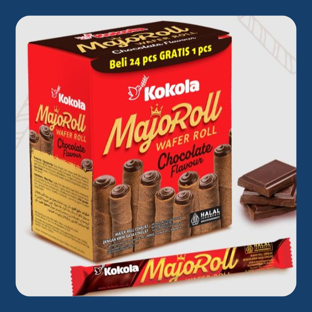 

Kokola Majoroll Chocolate 6 gr Isi 25 Pcs