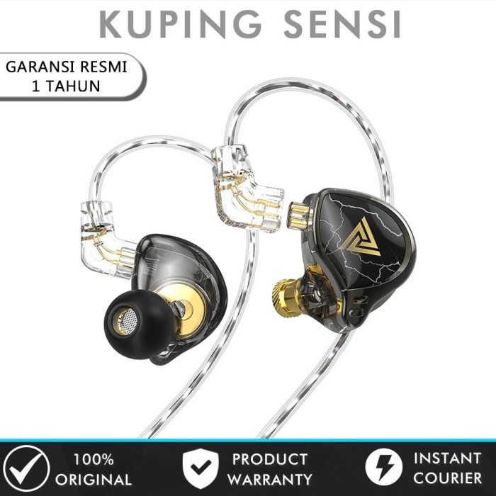 QKZ x HBB Titanium-Coated Diaphragm Driver HiFi In Ear Earphone - Driver No Cable