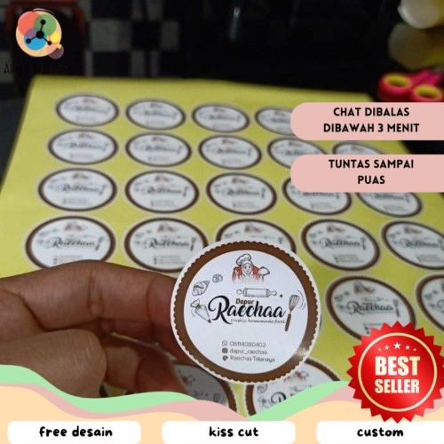 

AHD Print & Cut Sticker Chromo A3+ Cetak Kiss Cut Stiker Label Kromo Cromo Bandung