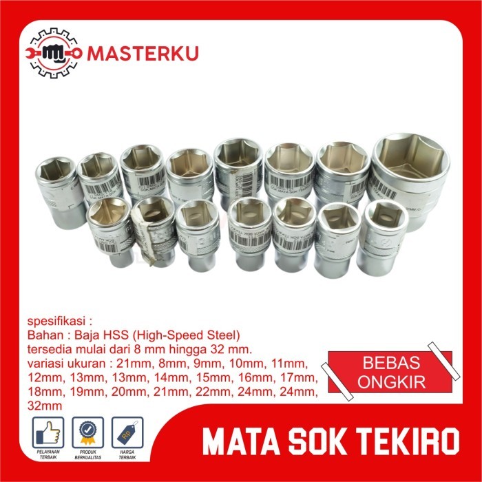 Mata Sok Tekiro / Bit Bor Tekiro / Mata Bor Tekiro / Bit Socket Tekiro