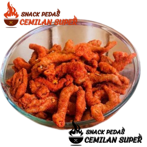

CS KERIPIK USUS PEDAS 500g Keripik Usus Crispy Usus Kering Usus Crispy Kriuk Cemilan Terlaris