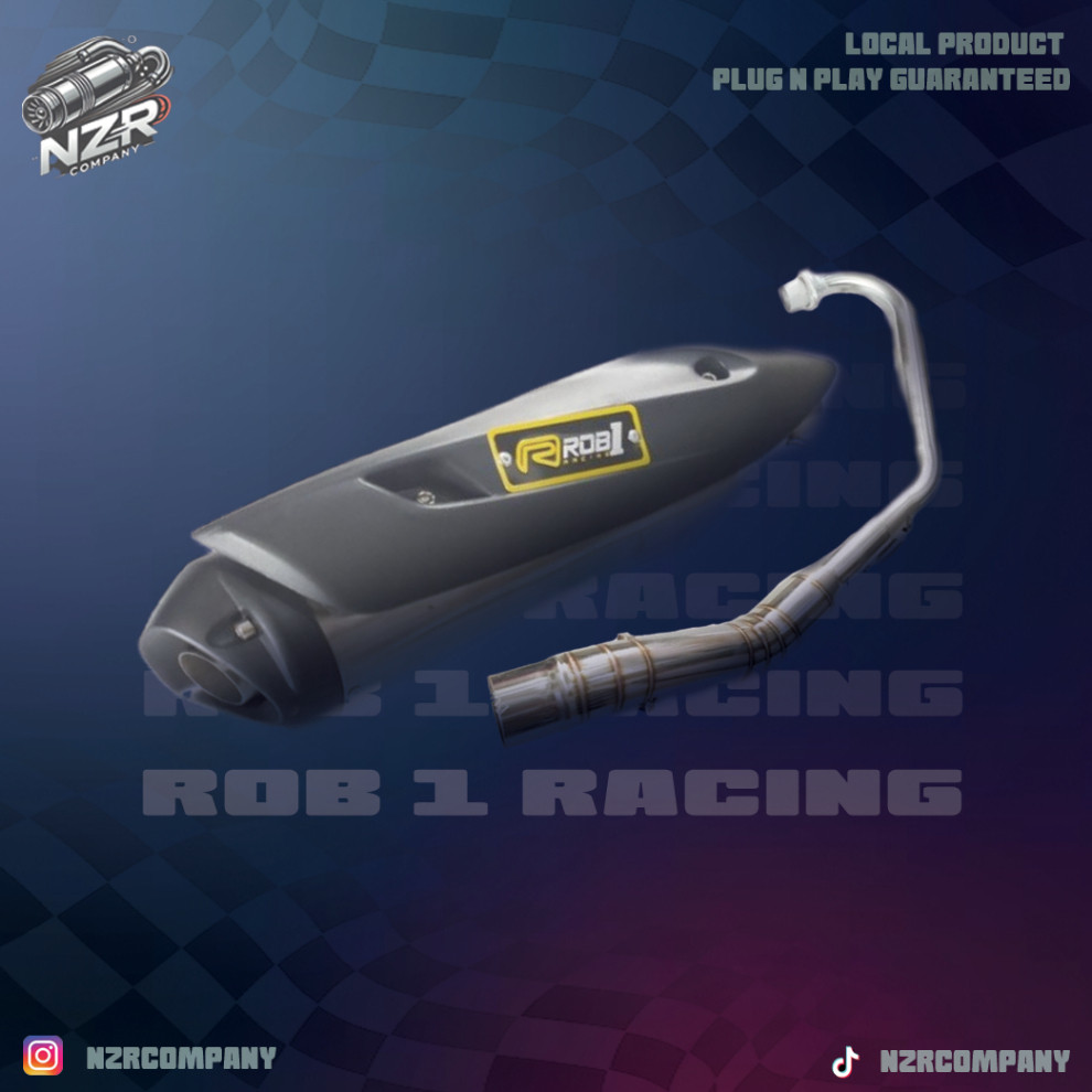 #1 Knalpot Racing Rob 1 Nmax Pcx Aerox Vario rob 1 kalem