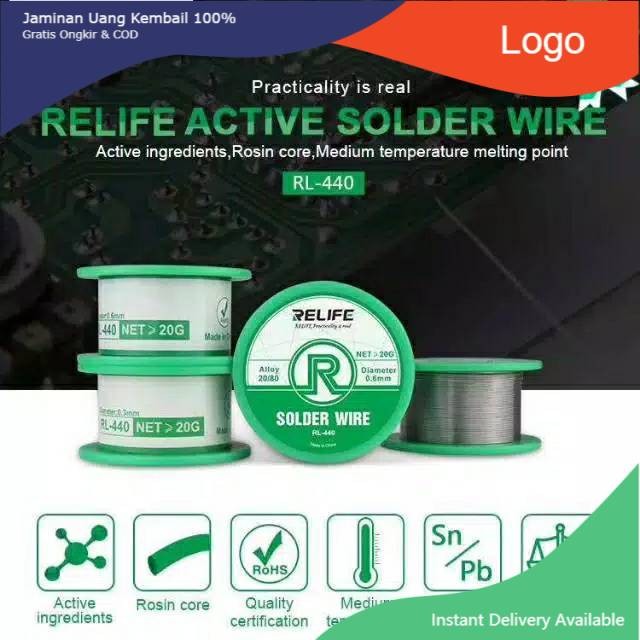 RELIFE Timah Gulung / Tenol Solder Original Quality
