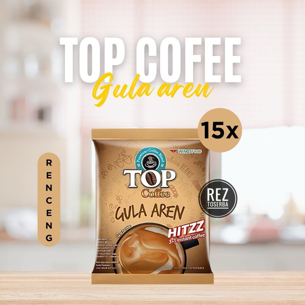 

TOP KOPI GULA AREN 22GRAM ISI 15 SACHET