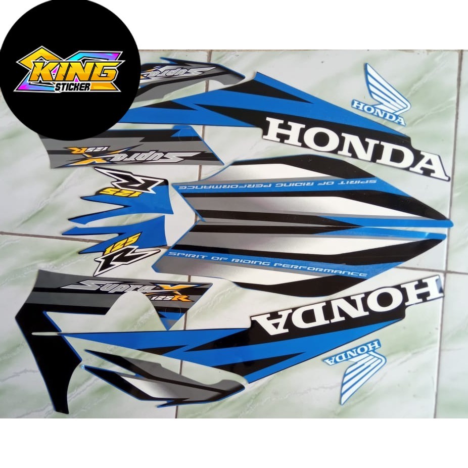 stiker striping honda supra x 125 2006