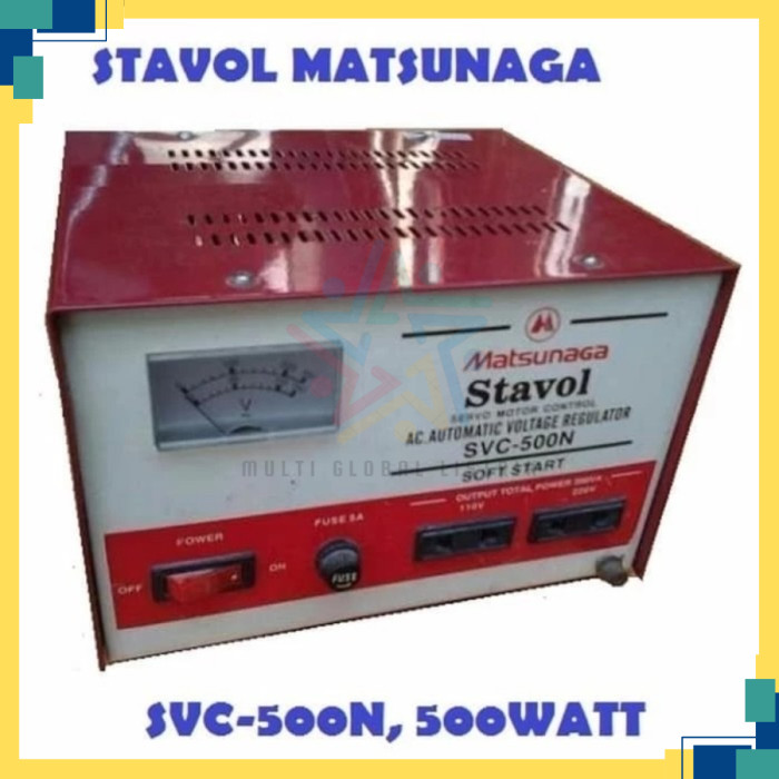 MATSUNAGA STAVOL 500 WATT / STABILIZER MATSUNAGA 500WATT SVC -500 - TORCH 500