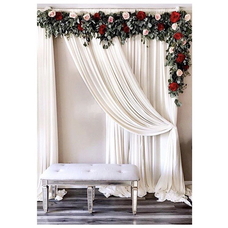 PROMO!!! Kain Backdrop Background Kain FIlamin Dekorasi Lamaran Ulang Tahun Foto Studio Sudah Dijahi