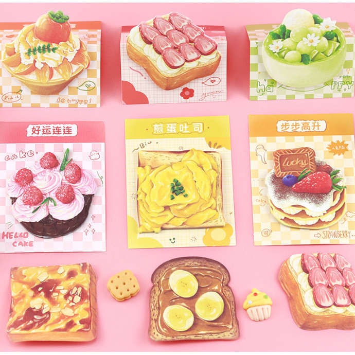 

Sticky Note Animal mini Food Stick notes memo hewan Lucu