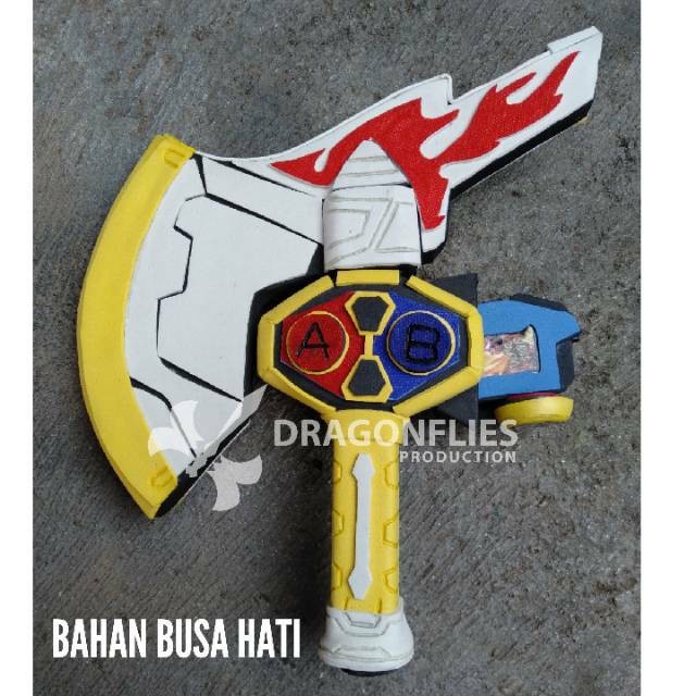 DX GASHACON PARABRAGUN KAPAK KAMEN RIDER EX AID MAINAN HANDMADE murah