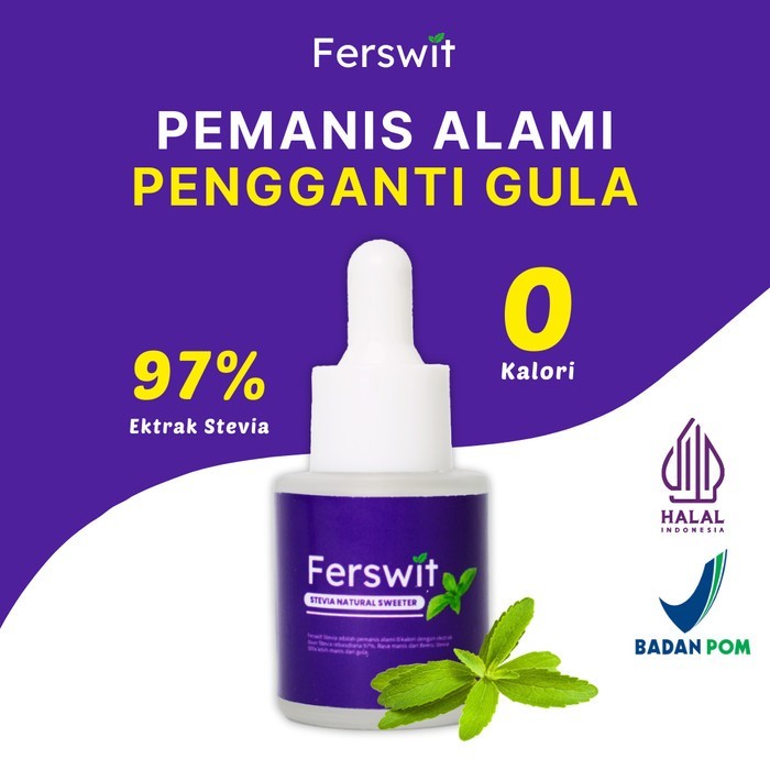 

Ferswit Pemanis Alami Gula Cair Stevia 100% Asli Ready Stock & Original