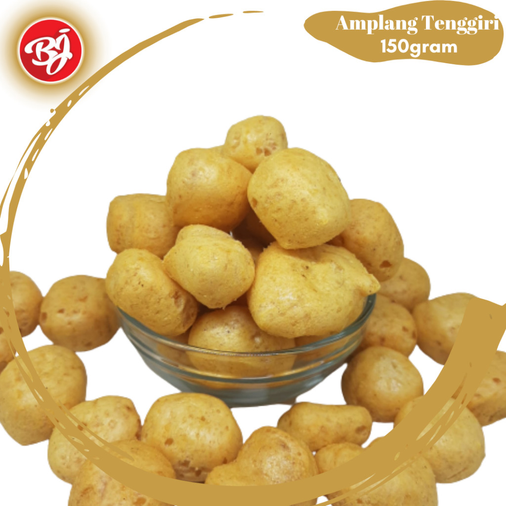 

Kerupuk Baso Ikan Tenggiri / Kuku Macan / Amplang Tenggiri - Mang Meser