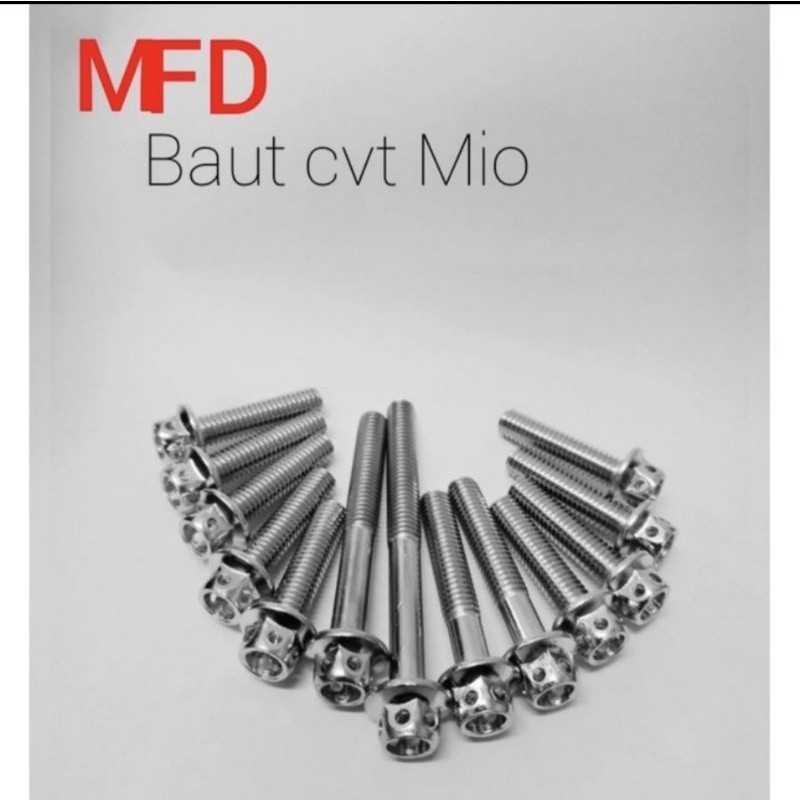 BAUT PROBOLT CVT MIO SOUL CROME CHROME FULL SET