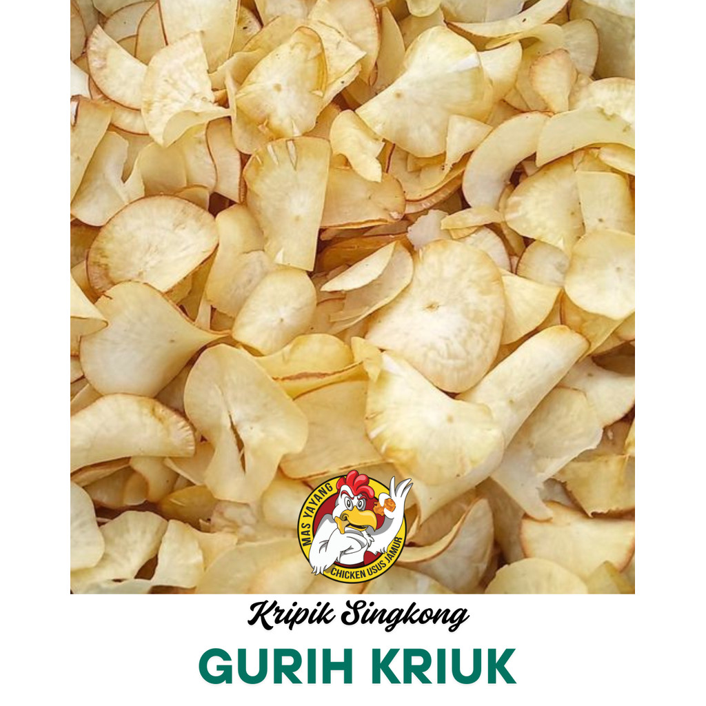 

KRIPIK SINGKONG 1000GRAM MAKANAN RINGAN MURAH dan GURIH. Mas Yayang Snack