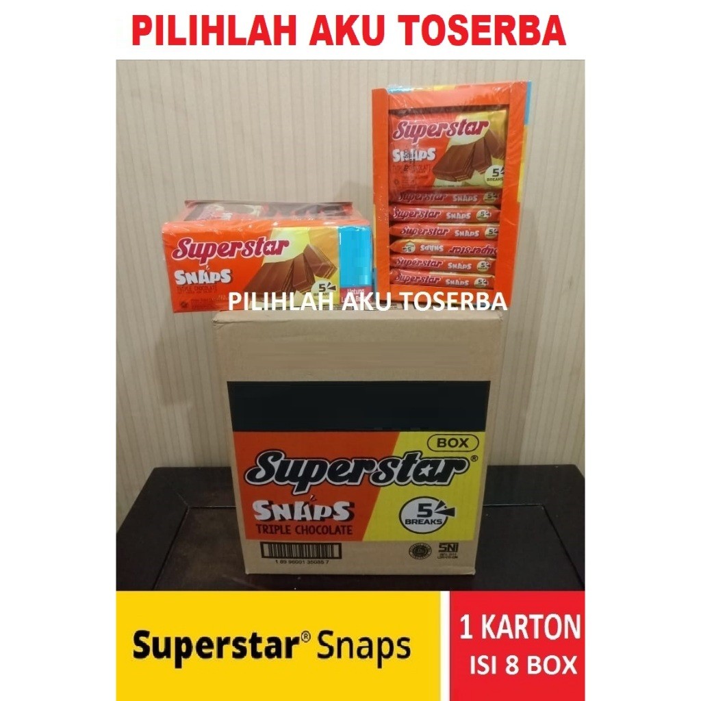 

SNAPS SUPERSTAR CHOCOLATE - ( HARGA 1 DUS )