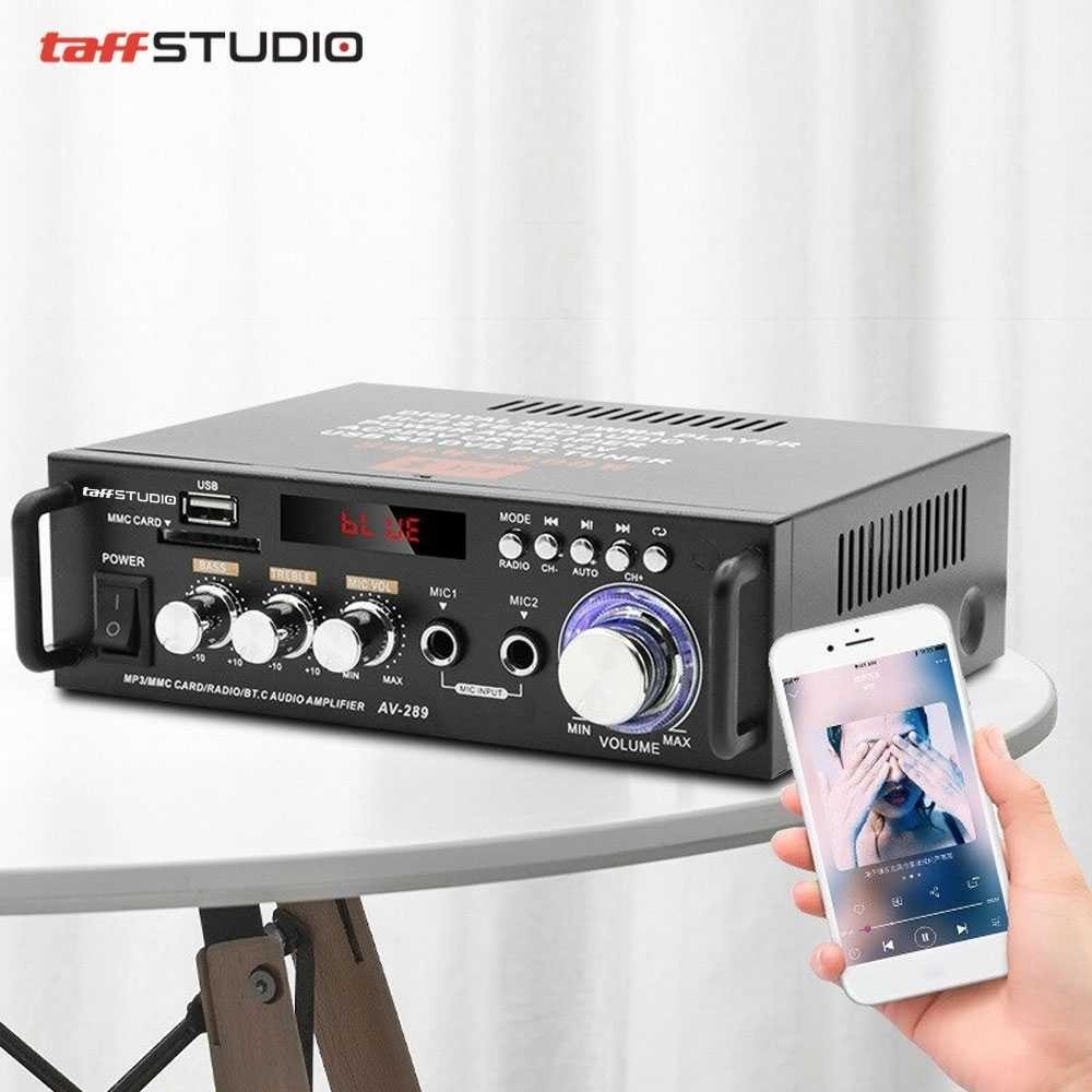 Amplifier Bluetooth EQ Audio Karaoke Home Theater FM 600W / Amplifier Karoke Alat Pengatur Bass Spea