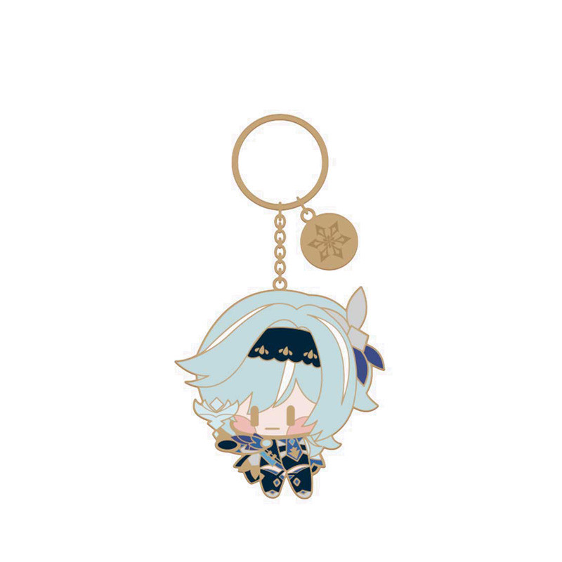 Nullset Genshin Impact Chibi Character Metal Keychain Eula -NLS12516