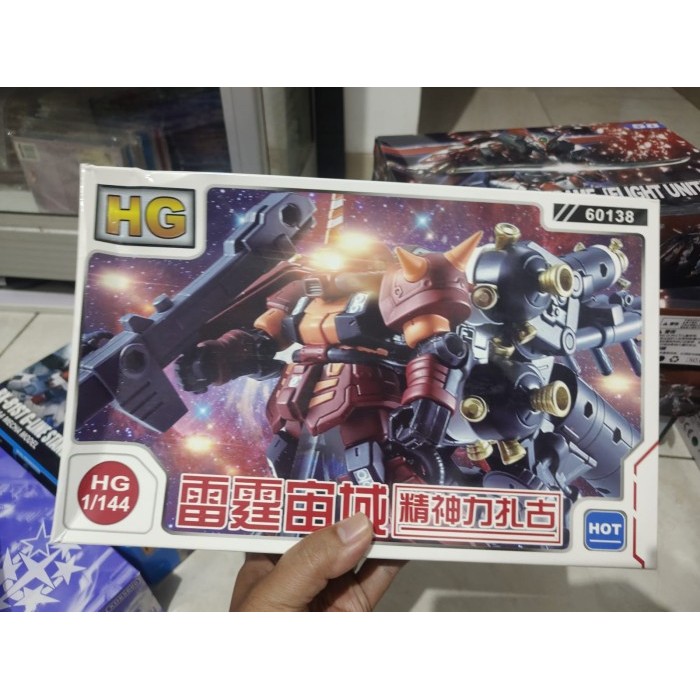 Mainan Model Kit Gundam HG Psycho Zaku 60138 High Grade 1/144 Model Kit
