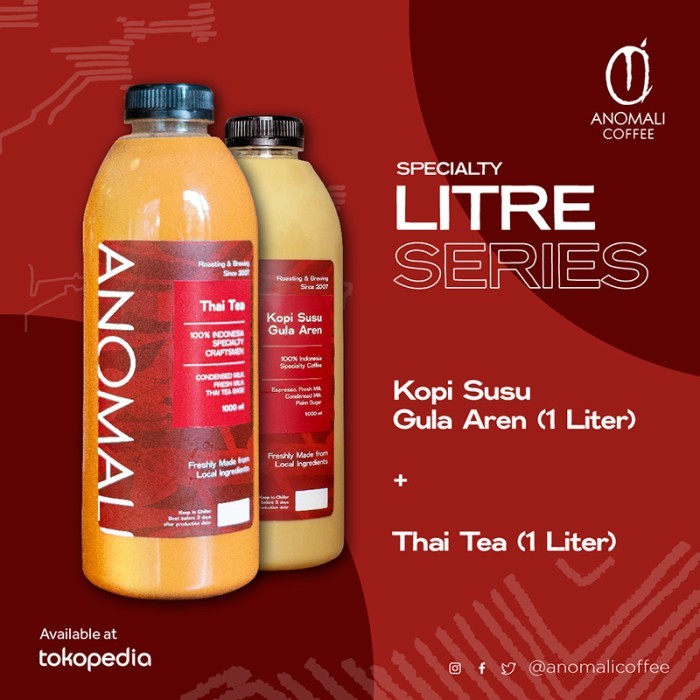 

Anomali Coffee PAKET Minuman Botol Kopi Susu Gula Aren + Thai Tea