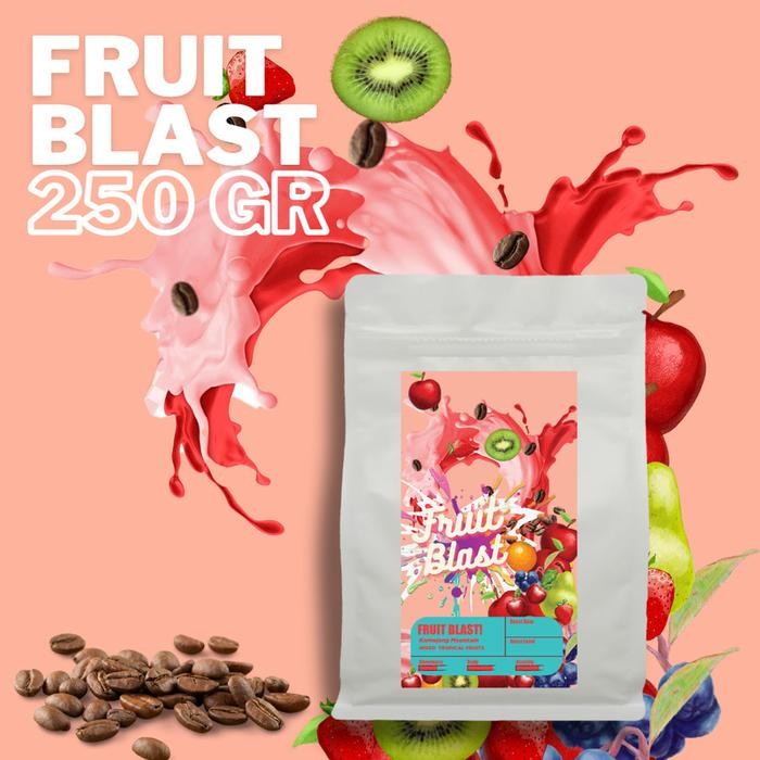 

KOPI ARABIKA FRUIT BLAST ROASTED BEAN COFFEE - 250 GRAM - super fine
