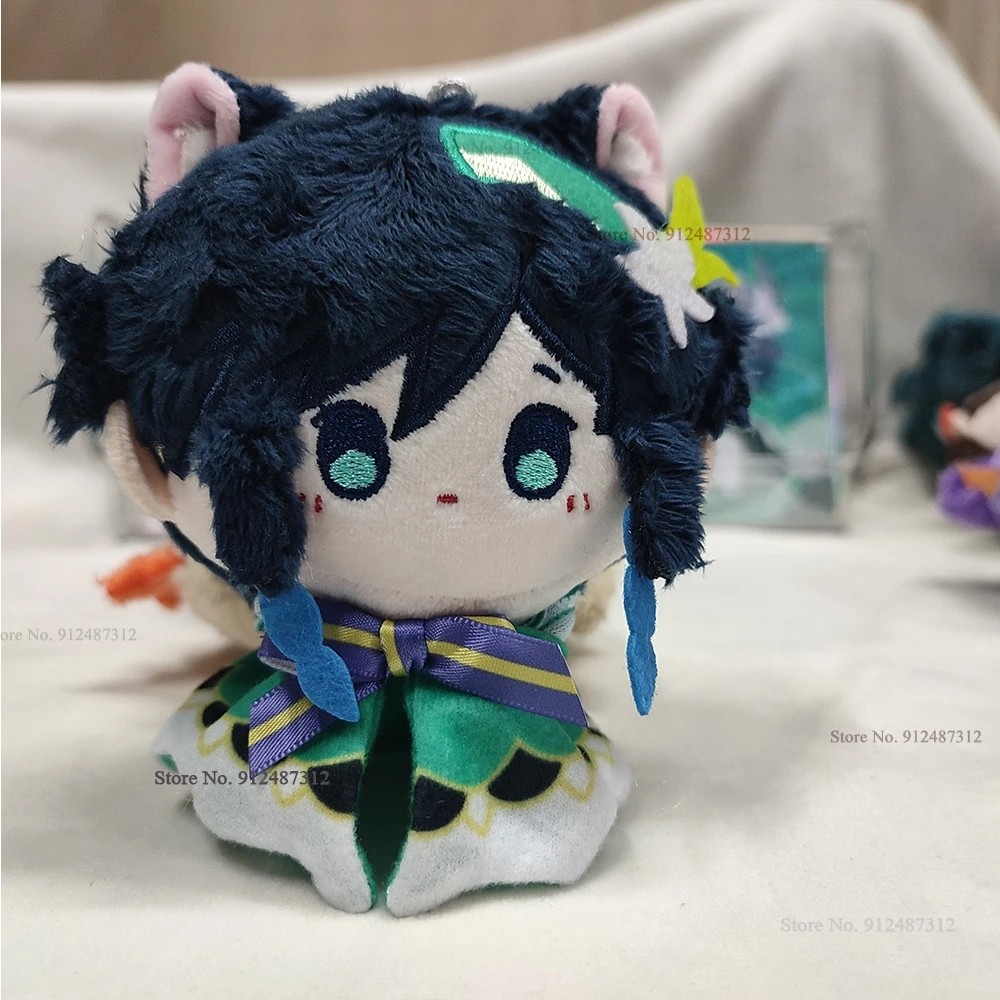 12cm Game Impact Plush Venti Xiao Arataki Itto Tartaglia HuTao Kazuha Albedo Raiden Shogun Dolls Pen