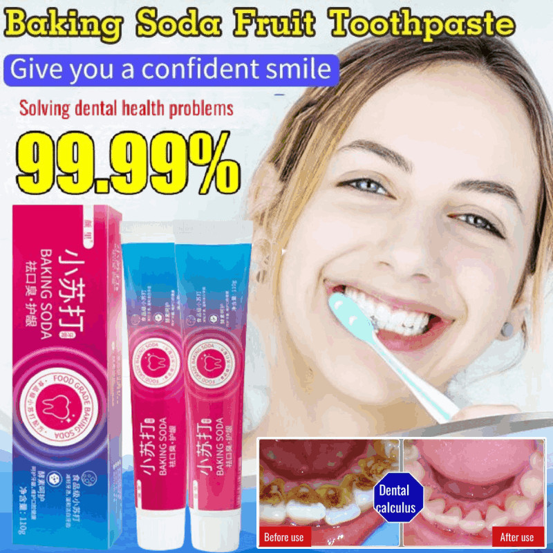 ⭐COD/Diskon Spesial⭐Pasta Gigi Baking Soda Pemutih/Perontok Karang Gigi/Perawatan Gigi /Odol Baking 