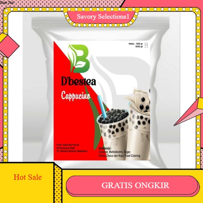 

【SAVORY】 FLASH SALE!! Bubuk Minuman Regular Rasa Cappucino 1kg