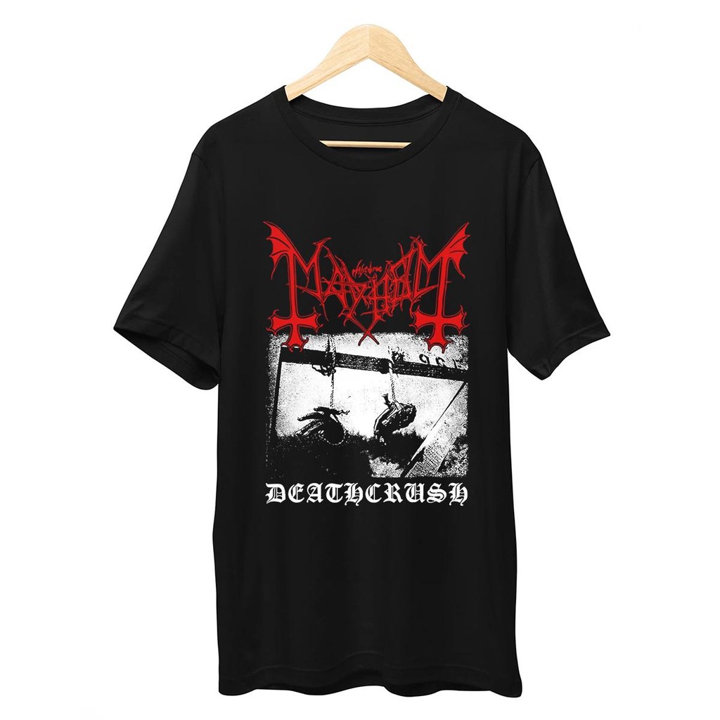 Kaos Dasar Pria Mayhem Deathcrush