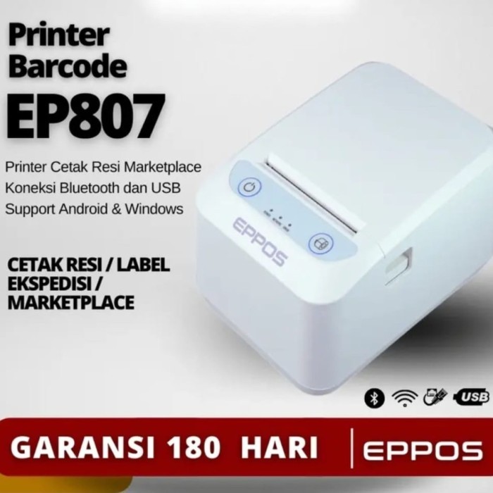 EPPOS Printer Label Barcode / Resi - Eppos EP807