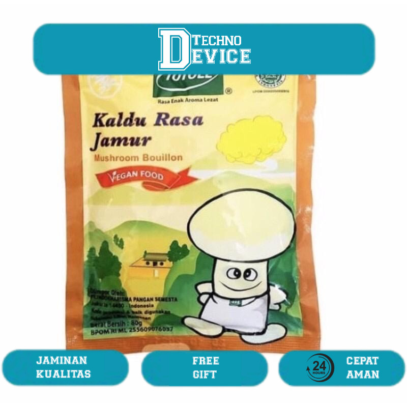 

Kaldu Jamur Totole Halal MUI 80g Rasa Alami