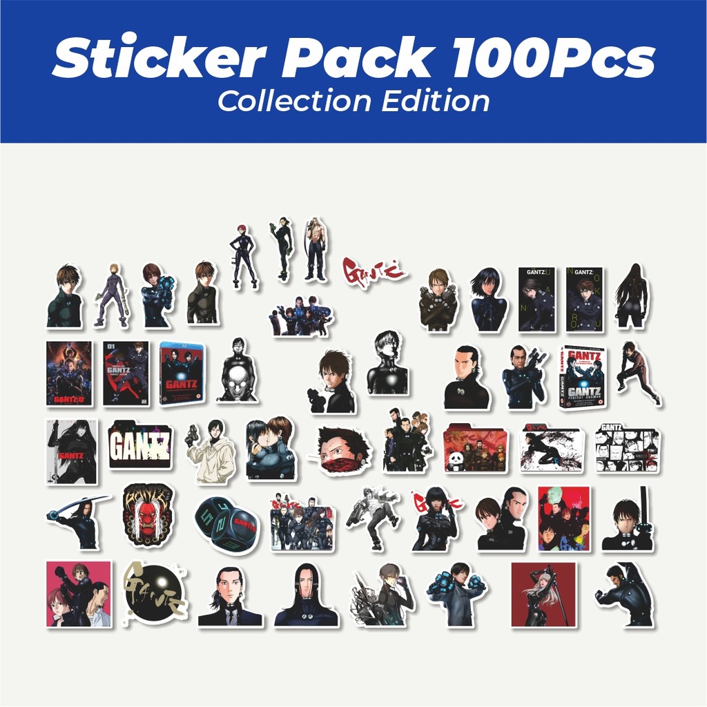 

Hot Stiker Anime Gantz Char Mix 1 Lucu Anti Air Stikers Berperekat Waterproof Sticker Decal Buat Motor Helm Buku Journal Koper Casing HP Laptop Botol Minum