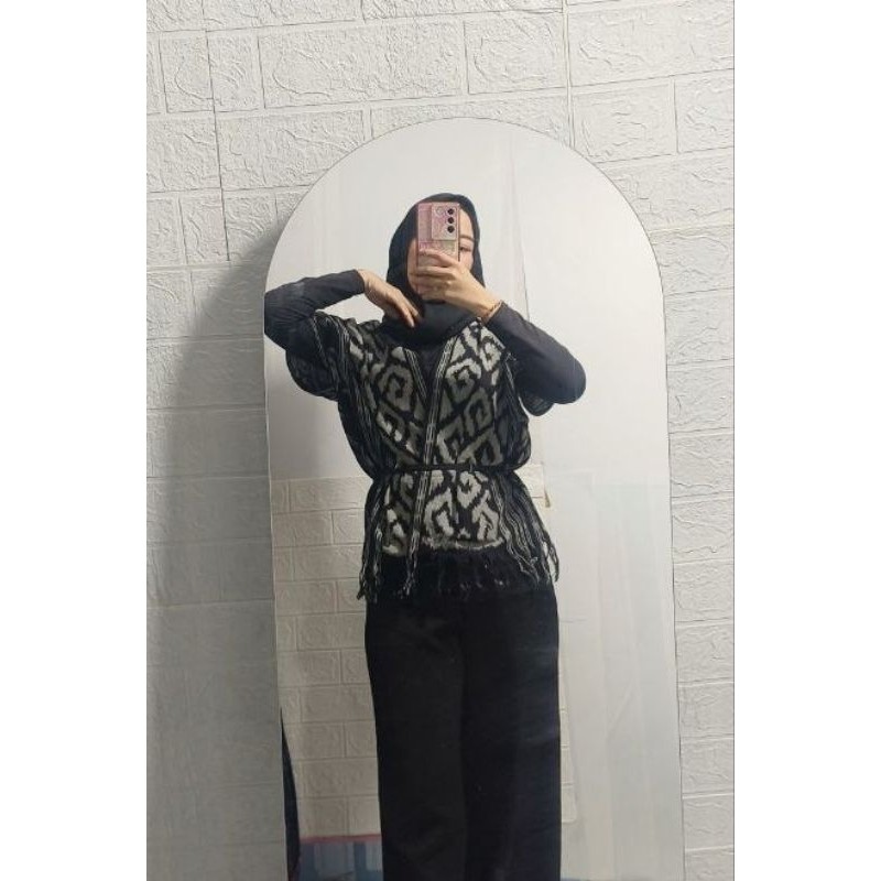 ANA best OUTER TENUN IKAT TALI UNISEX SONGKET JEPARA TORAJA PRIA WANITAKU LOMBOK SUMBA MALAYSIA || O