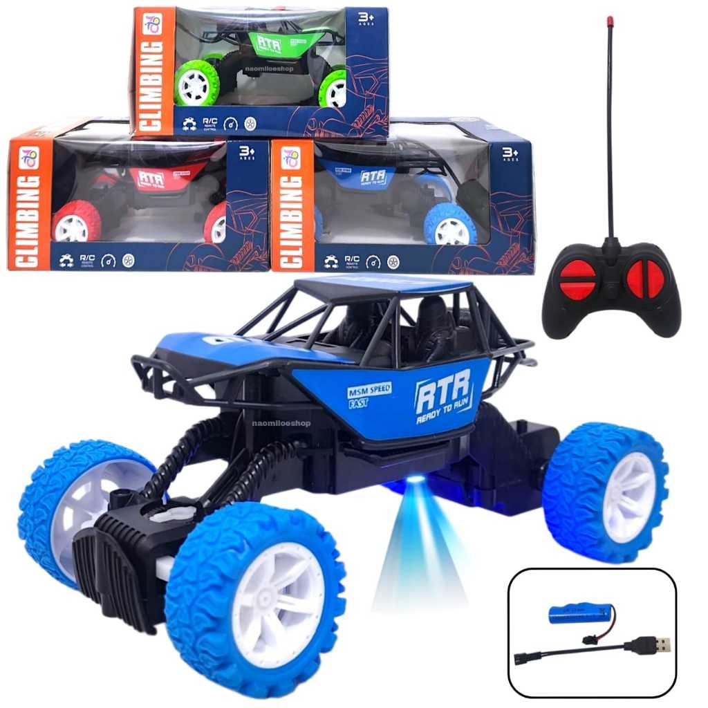 RTR ready to run RC CAR mainan mobil JIP climbing RTR country climbing mainan RC off road jeep ban k