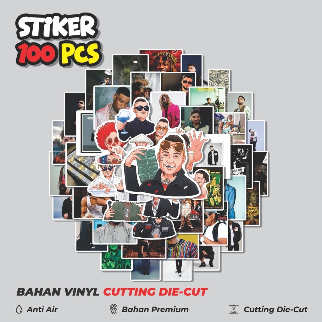 

Terbaru! 50 pcs Stiker Rich Boy Milioner Dekorasi Lucu Kreatif untuk Notebook, Skateboard, HP