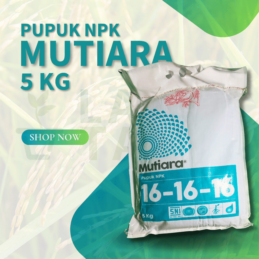 Pupuk NPK Mutiara 161616 5 kg