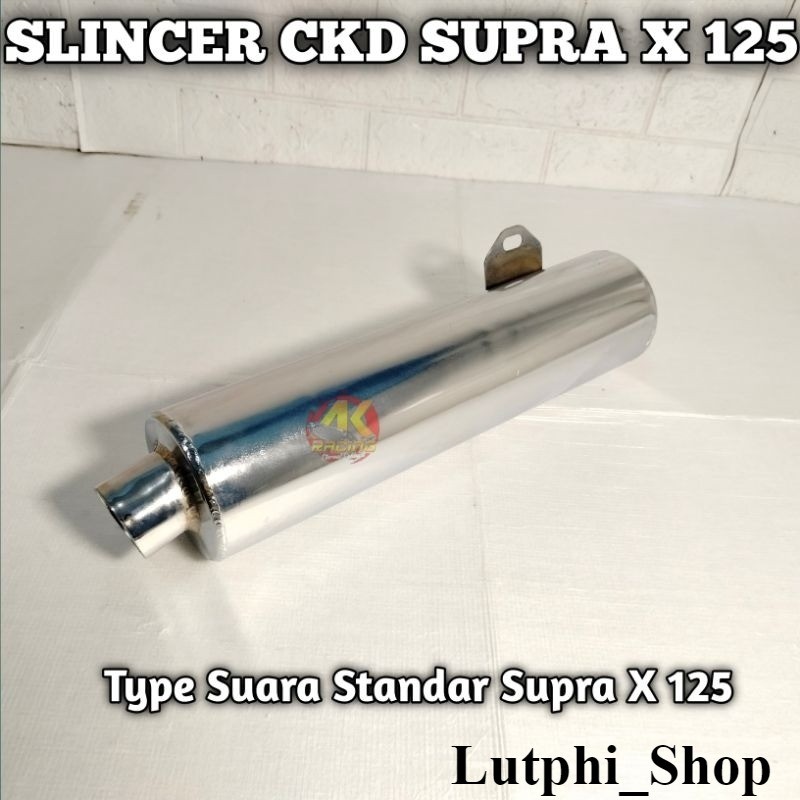 Slincer Supra x 125 Model CKD Selencer/Tabung Knalpot CKD SUPRA X 125 Knalpot Supra X125 Suara Stand