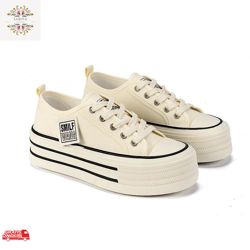 Sepatu Korea / [COD & READY] 10.10 SALE | Ellrose SEPATU KANVAS WANITA KOREA ASLI IMPORT BEST QUALIT