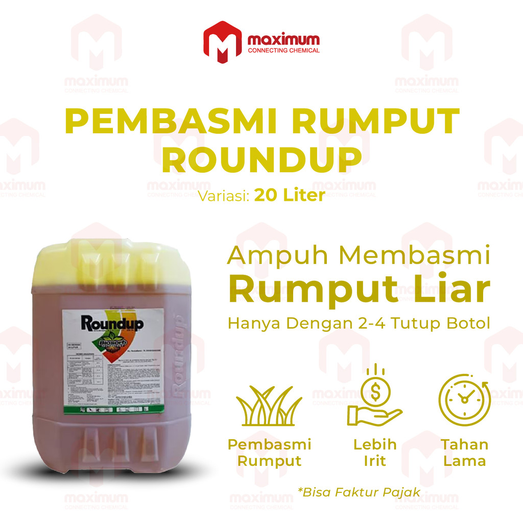 RoundUp 20 Liter - Obat Pembasmi Rumput Round Up