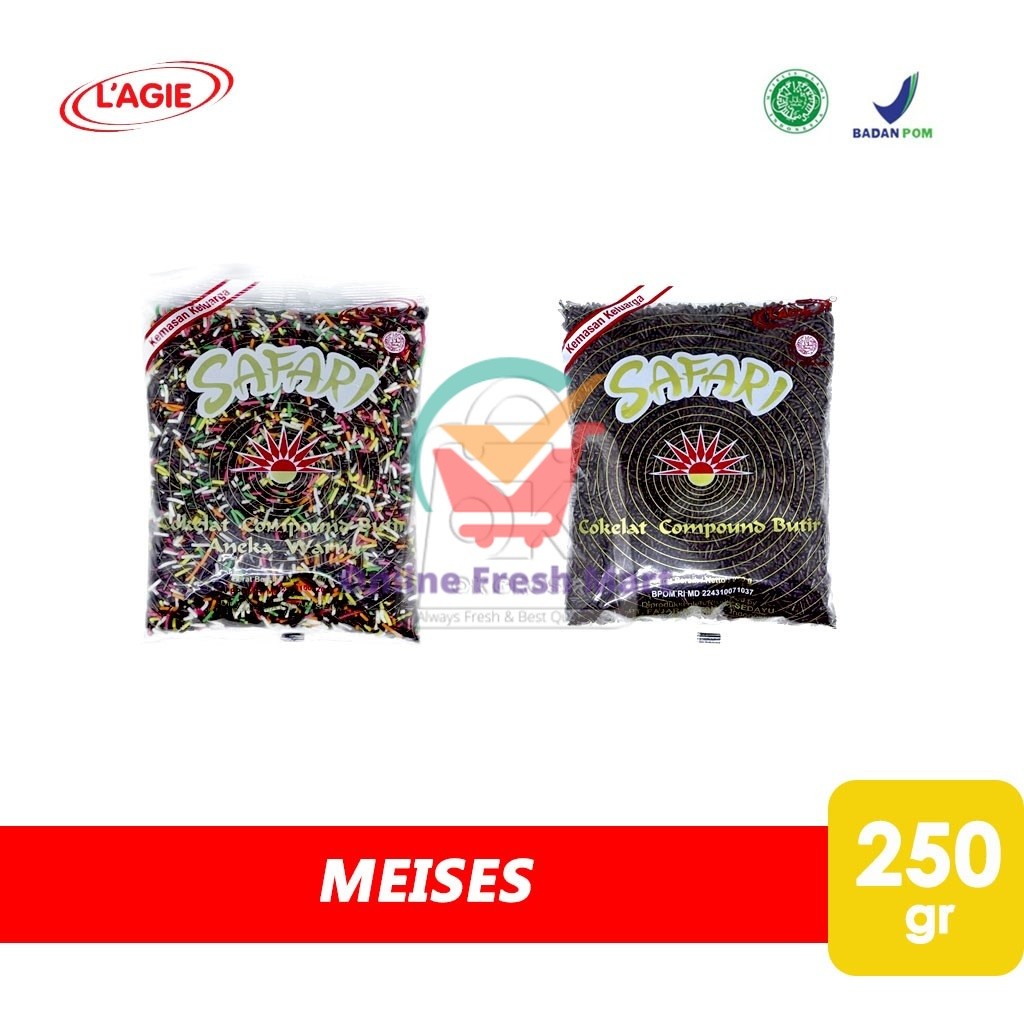 

Meses Coklat Safari Meises Cokelat Butir (100 gr) - Online Fresh Mart Denpasar