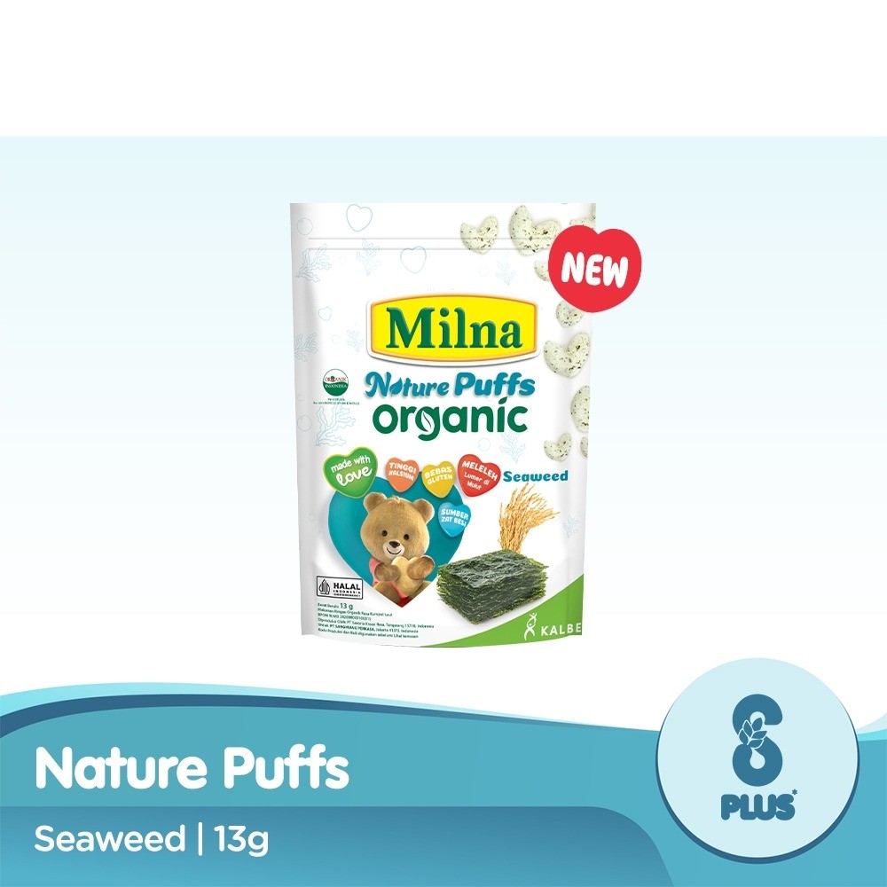 MILNA NATURE PUFFS ORGANIK SEAWEED