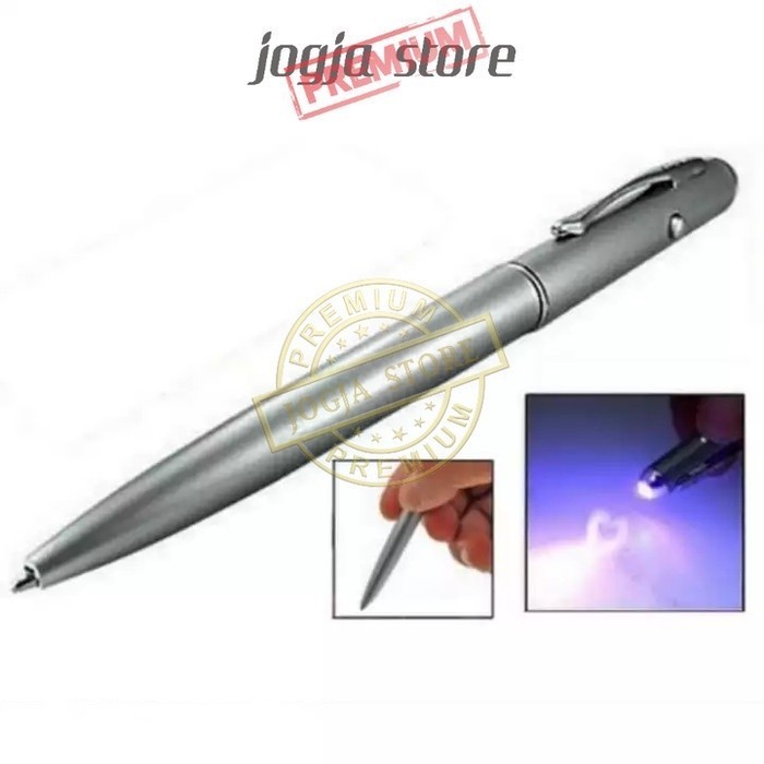 

Pena Tinta Invisible Pen Bulpen Pesan Rahasia + Senter UV FREE Baterai