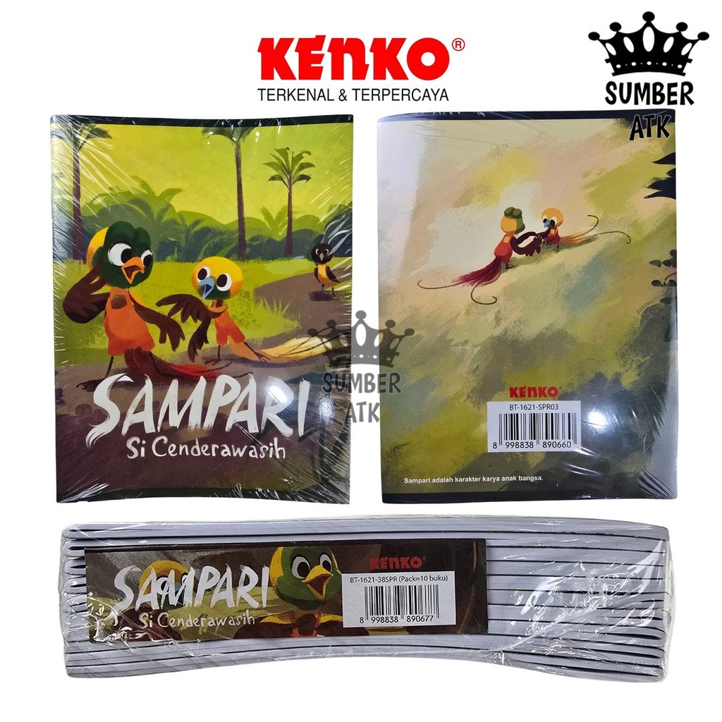 

BUKU TULIS BOXY 34 Lembar BT-1621-38SPR SAMPARI Si Cenderawasih Catatan Bergaris Ruled Notebook