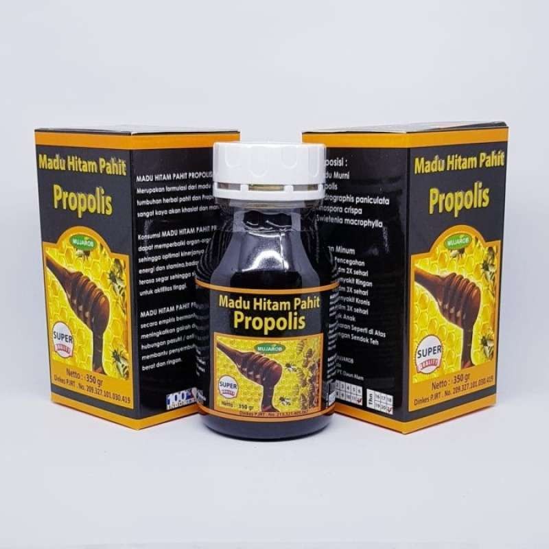 

MADU HITAM PAHIT PROPOLIS MUJAROB Sinergi Alami untuk Vitalitas dan Kesehatan