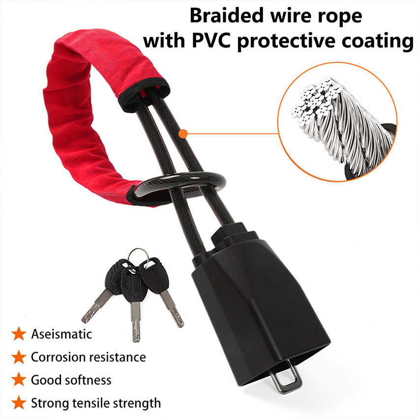 SV1 Kunci Pengaman Stir Mobil Anti Maling Gembok Setir Mobil Anti Maling AST