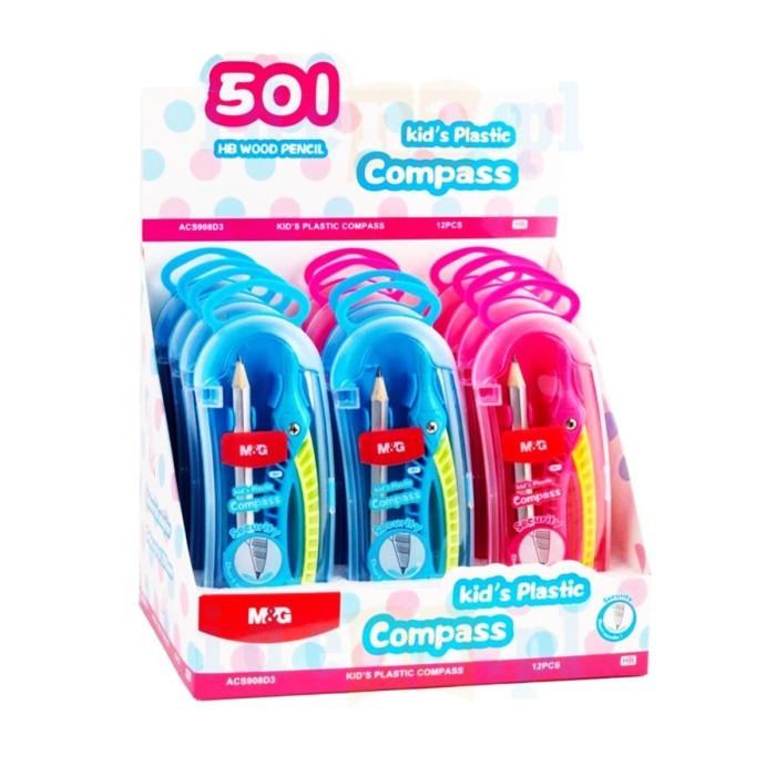 

Jangka Set Kids Plastic Compass 501 Jangka M&G ACS908D3
