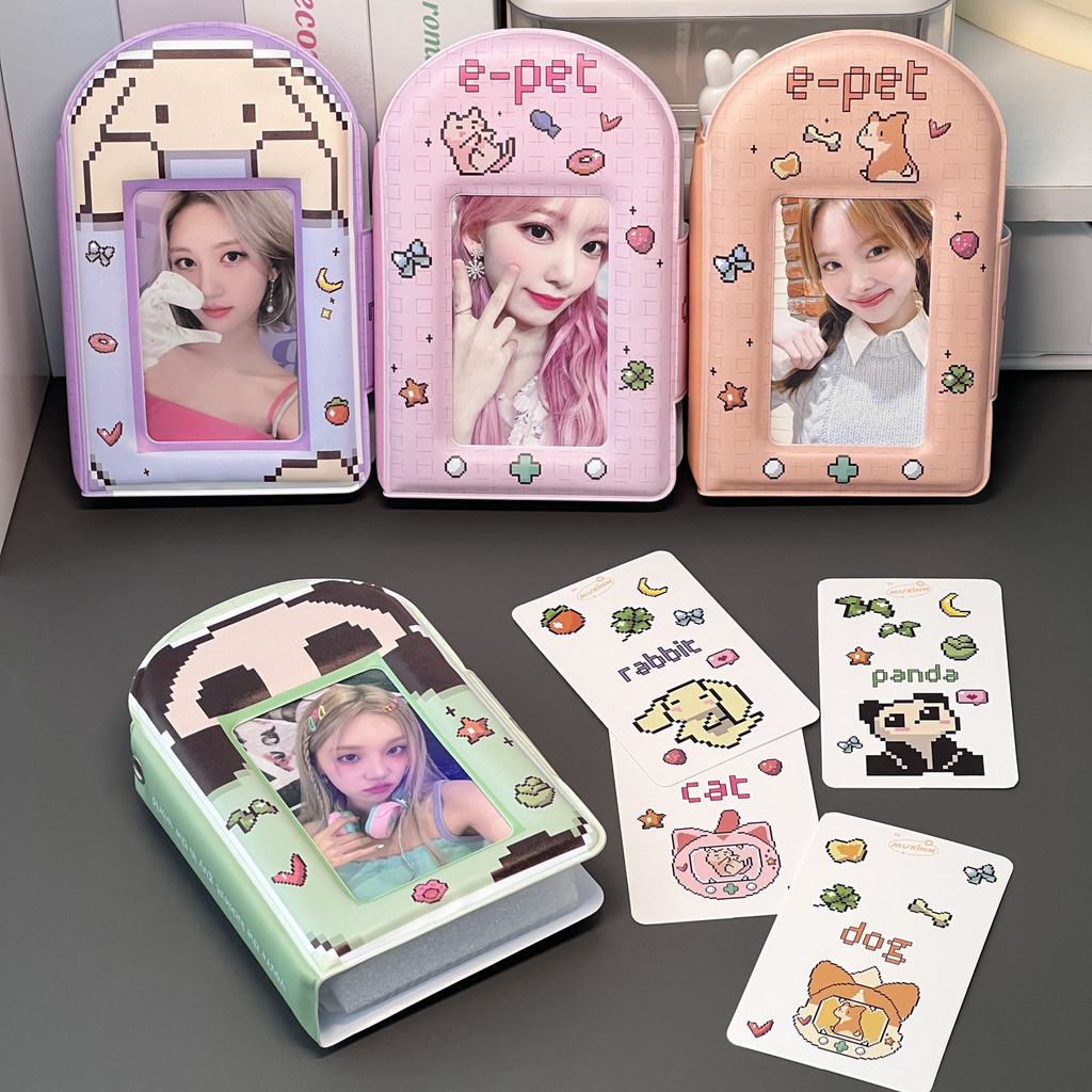 

32P Pixel Pet Series Kolbuk Binder Photocard Album Lucu Tempat pc kolbuk kpop korea