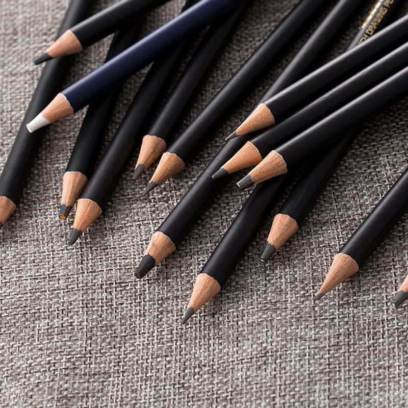 

29 Pcs Art Sketch Drawing Pencil Set Including Paper Eraser Pen Pencil Sharpener Kneadable Eraser